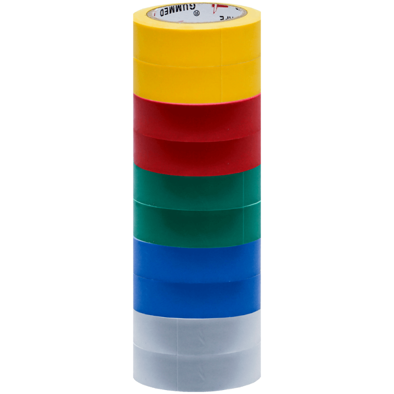 Banda izoler color 17 MM* 10 M, 10 role/set